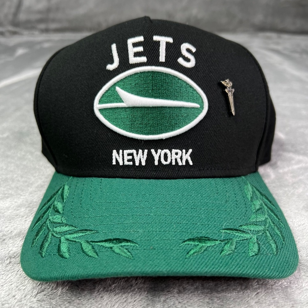 New Era New York Jets NFL Black Green 2025 Draft 59Fifty A-Frame Fitted 7 3/8